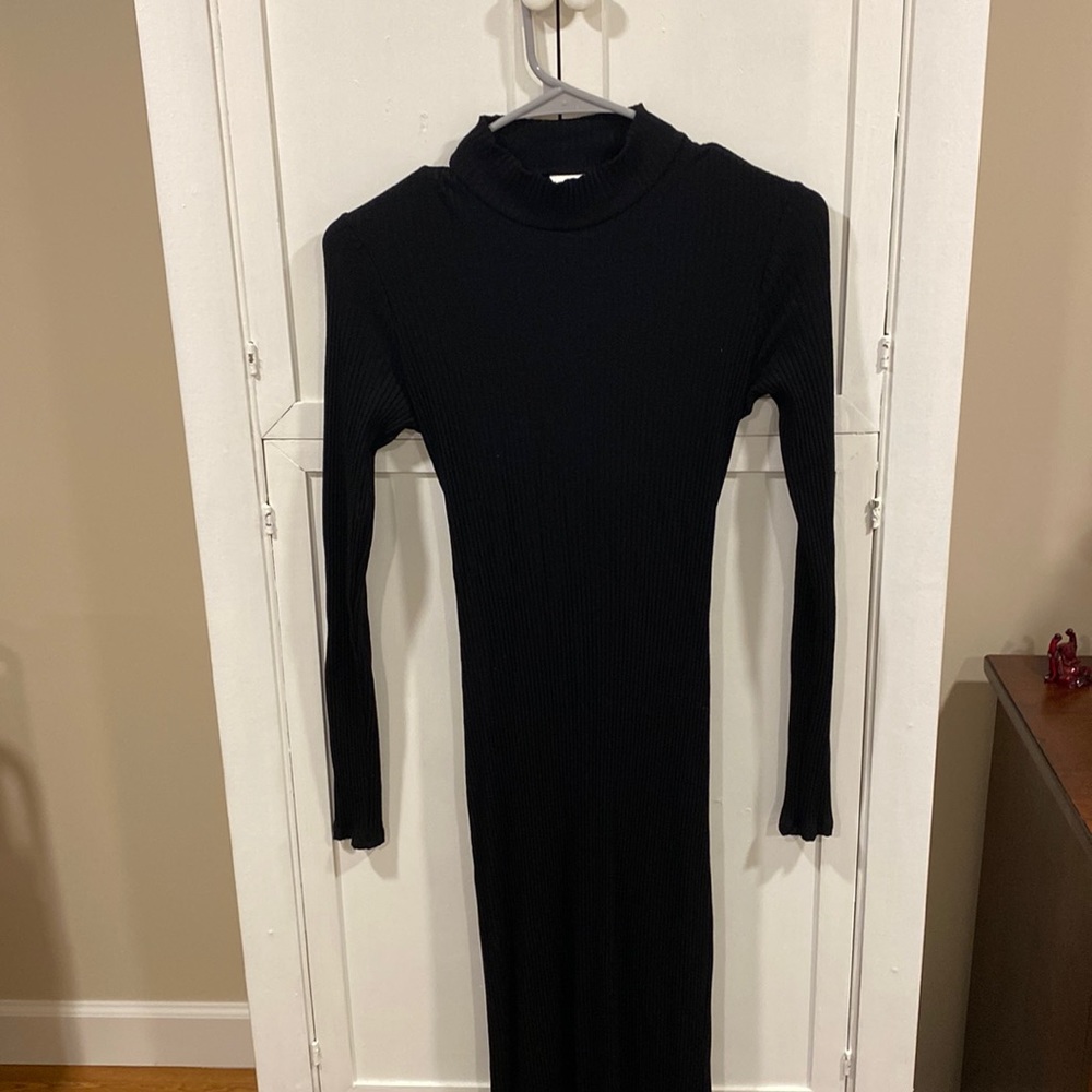 Women’s tight black dress